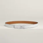 Mini Constance belt buckle & Reversible leather strap 24 mm - Image 3